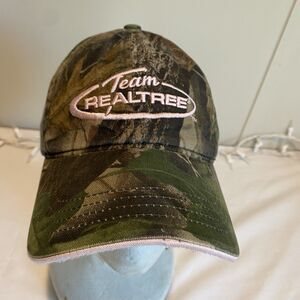 Realtree Pink & Camo Hat Womens Adjustable